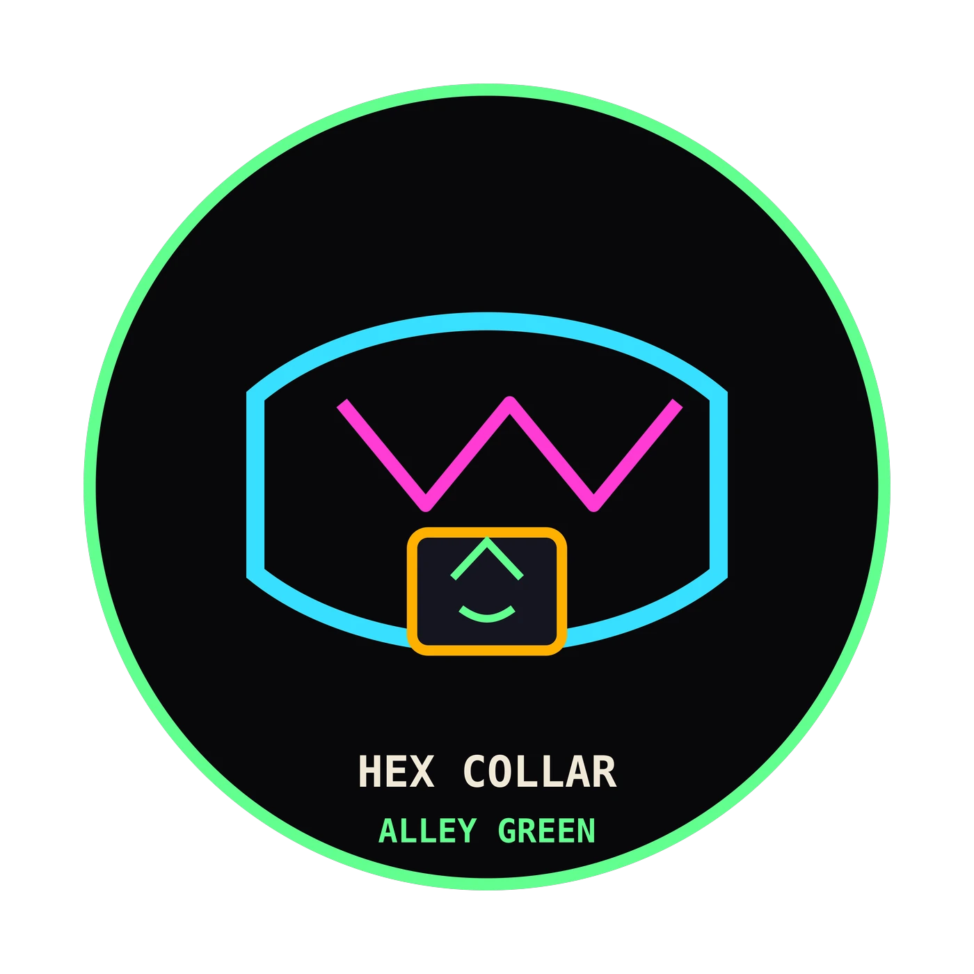 Hex Collar Alley Green product art