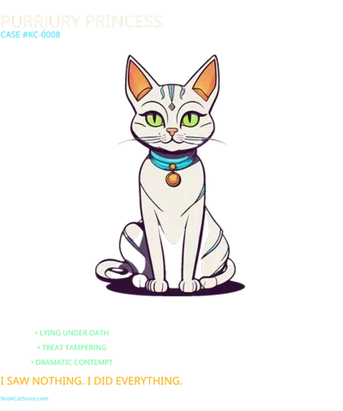 Purrjury Princess shirt art